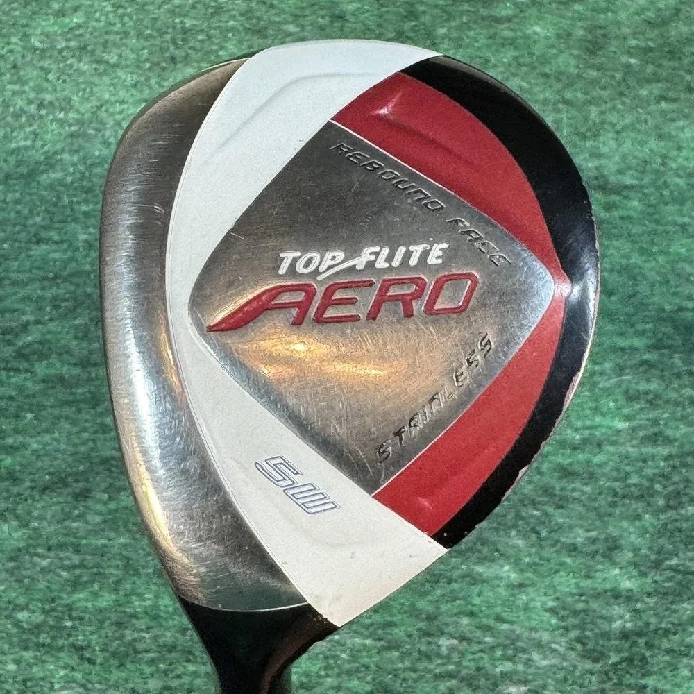 Top Flite Aero 5 Wood LH Stiff Flex Blue Graphite Rebound Face Fairway